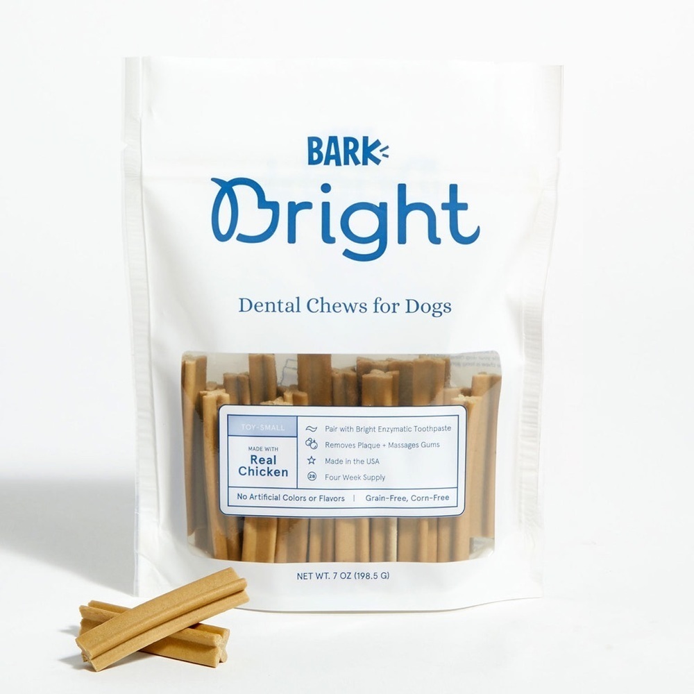 3 bags Dog dental chew Bark Bright Dental sticks large dogs teeth dental care